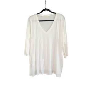 Sage Brush Trading Co. Women's L Sage Off White Sleeve Knit Top